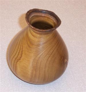 Laburnam pot by Pat Hughes